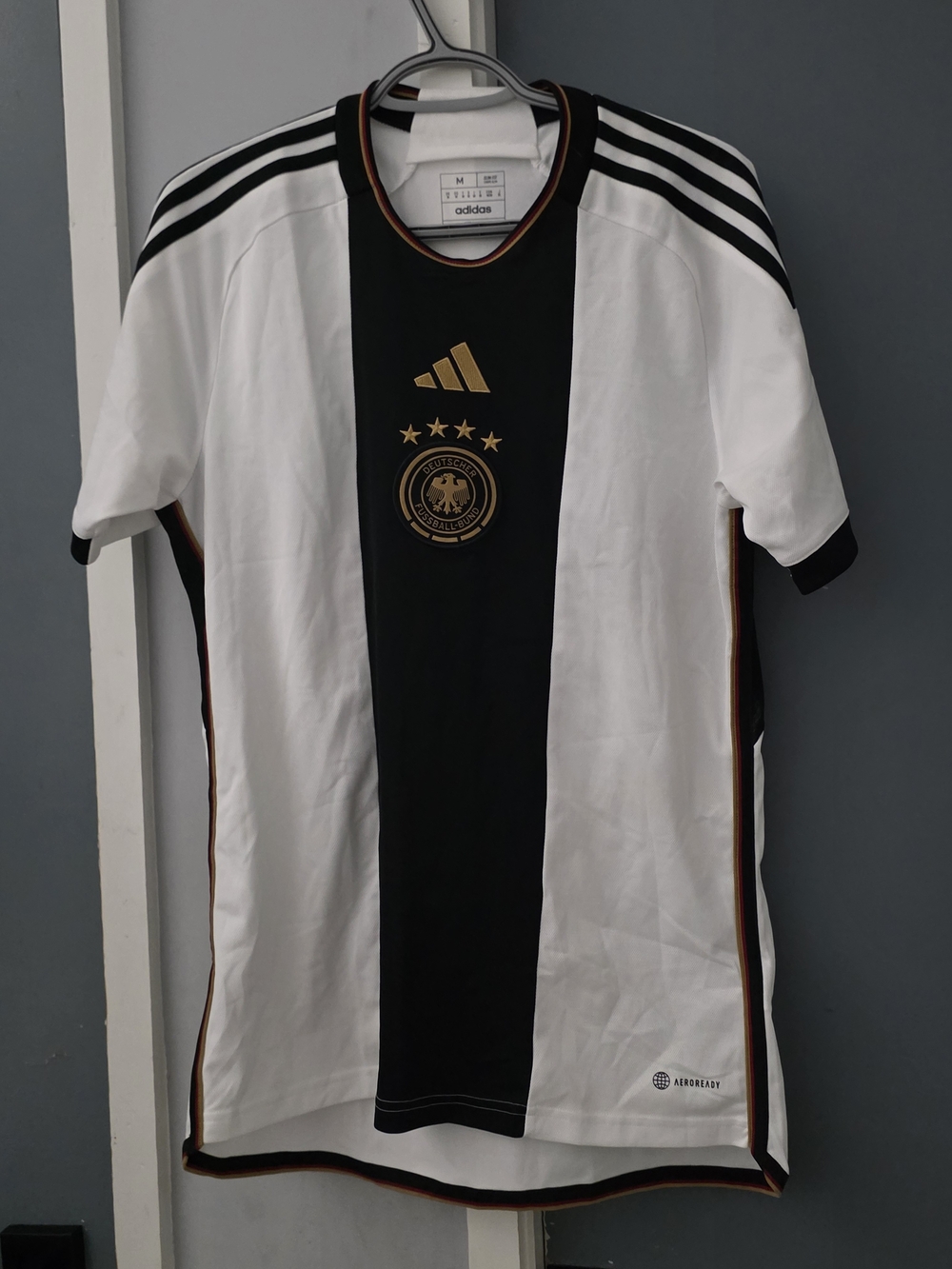 Adidas Men’s Germany National Team White & Black Soccer Jersey